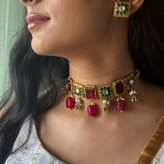 Noor Jahan Kundan Choker Set