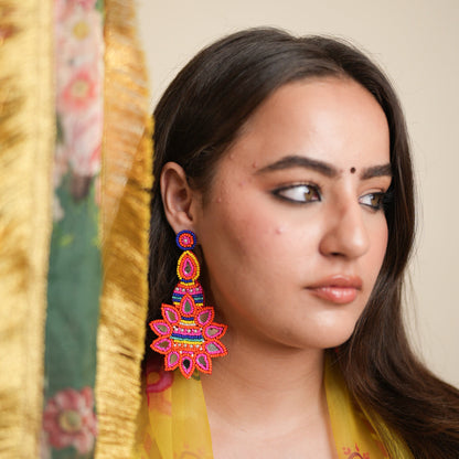 Rangrez Handmade Beaded Earrings