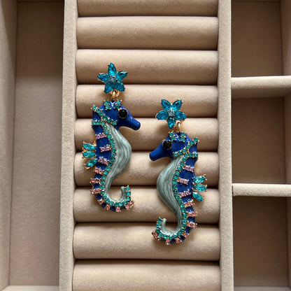 Seahorse Statement Earrings