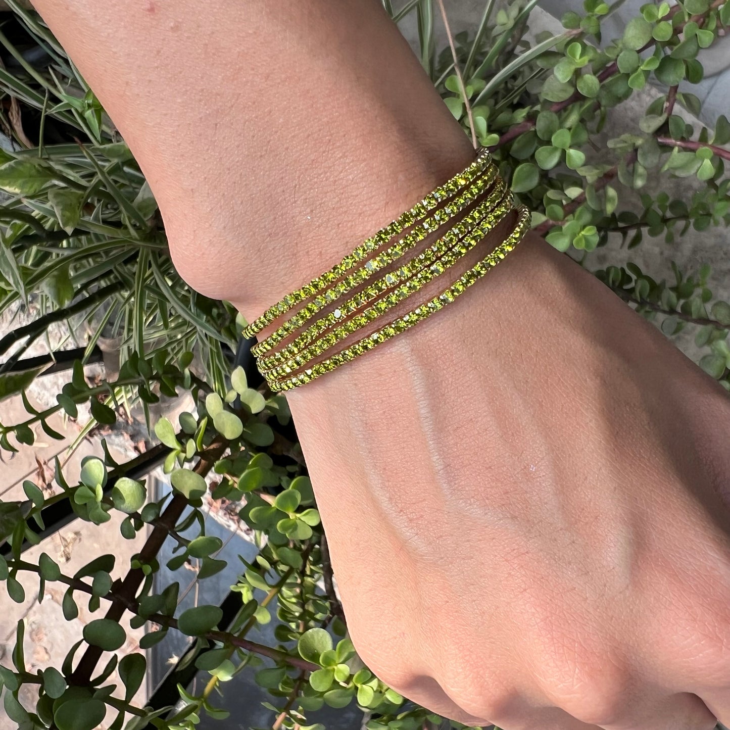 Rhinestone Thin Bracelet