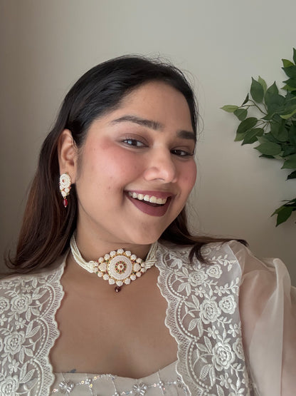 Kohinoor Handmade Pearl Set