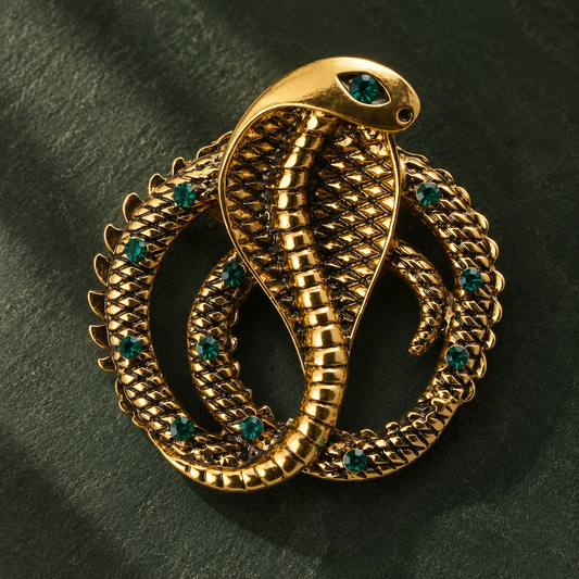 Royal Cobra Brooch
