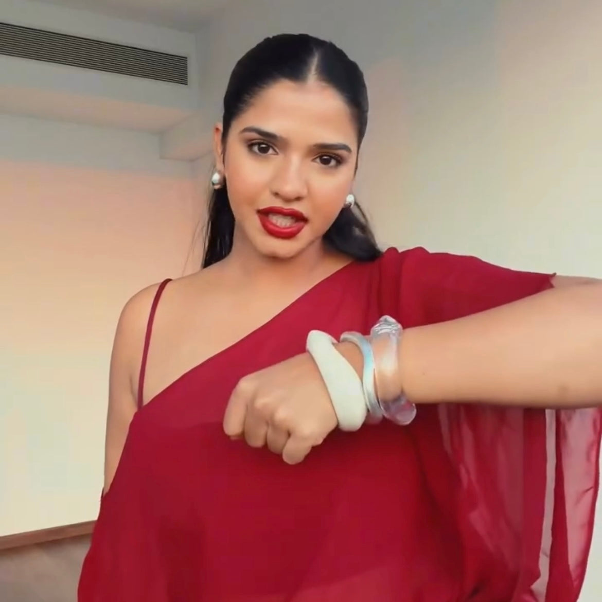 Tarini Silver Resin Stack