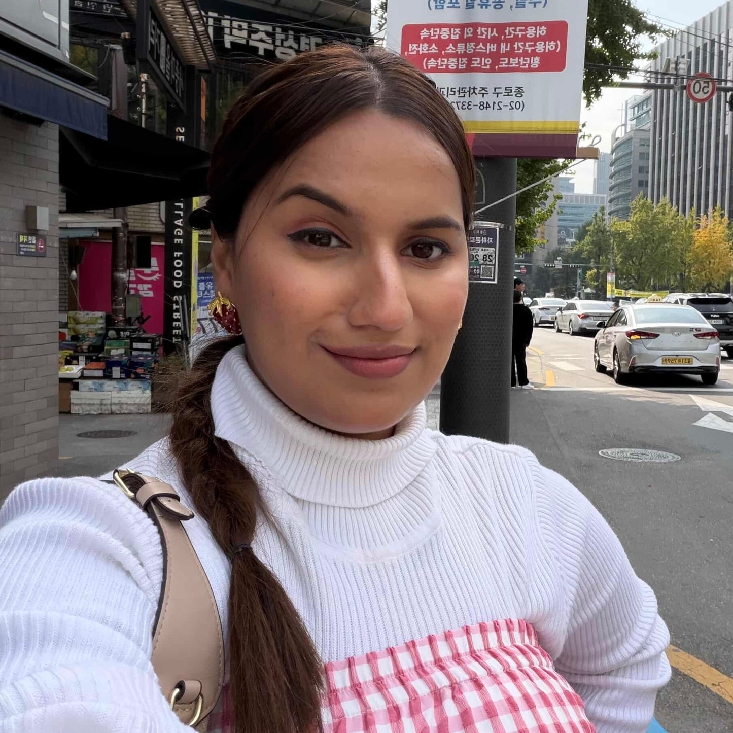 Strawberry Metal Studs