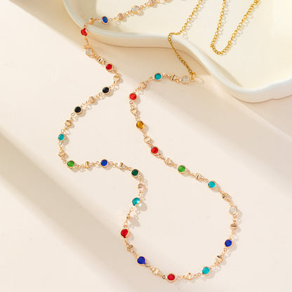 Coloured Glass Waist Chain
