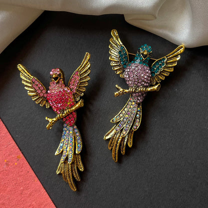 Jewel Eagle Brooch