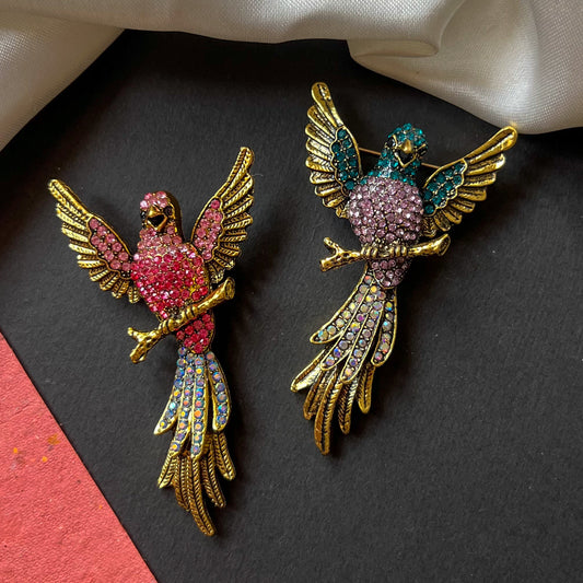 Jewel Eagle Brooch