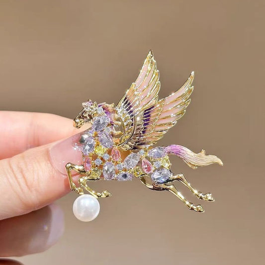 Unicorn Multicolour Brooch