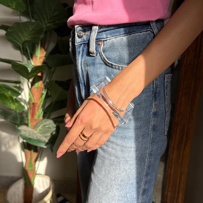 Transparent Resin Bangle