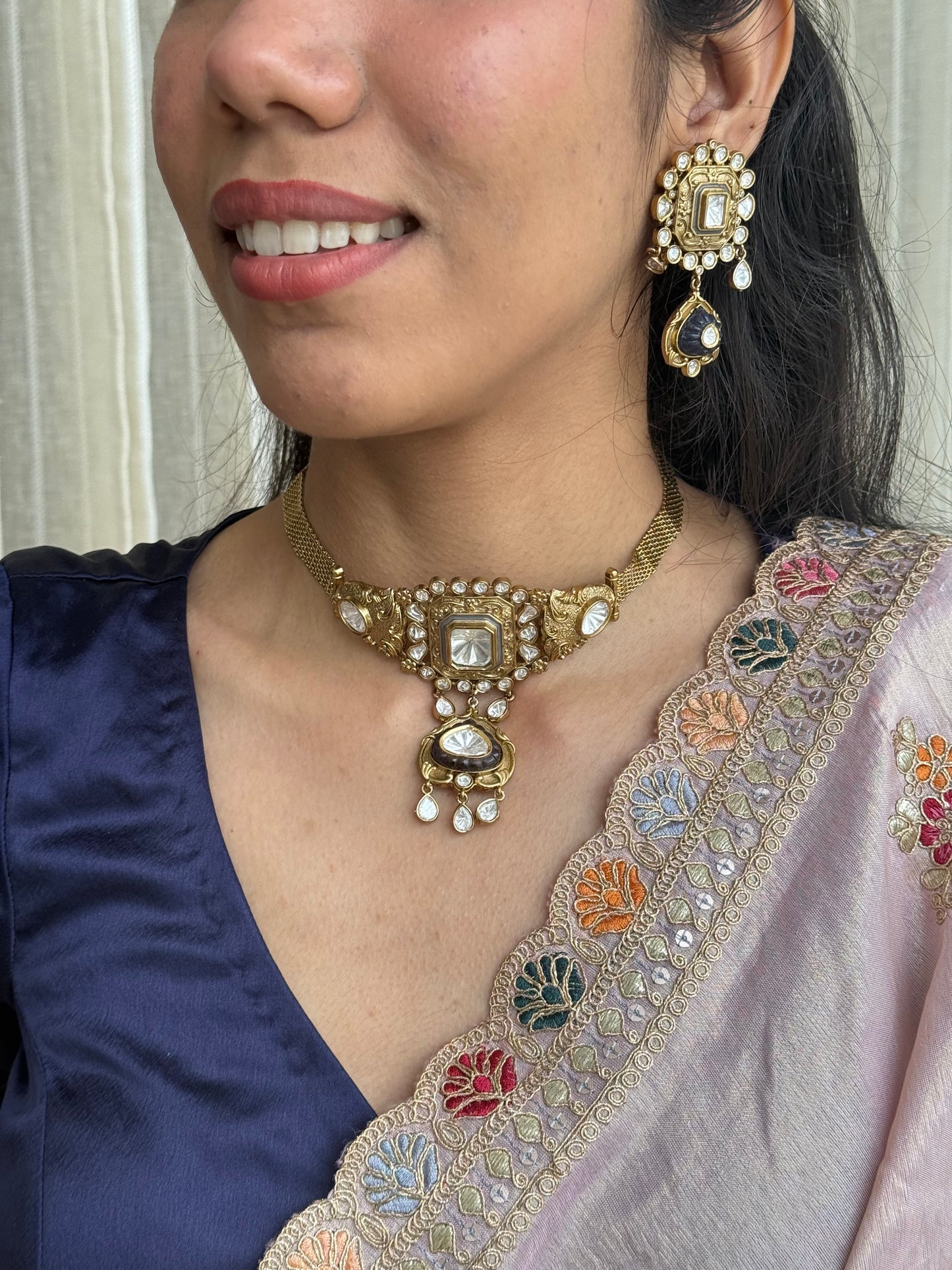 Shabnam Kundan Choker Set