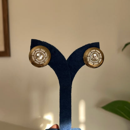Kundan Glow Studs