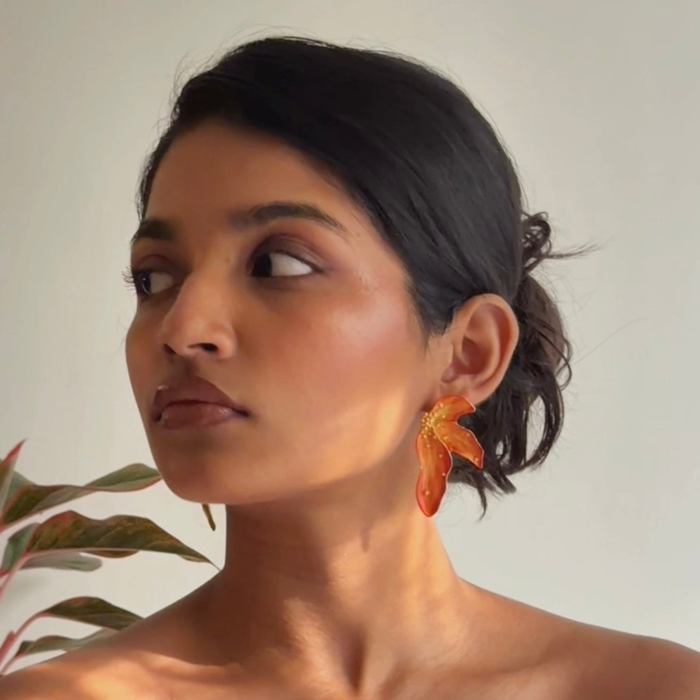 Gilded Autumn Leaf Drops