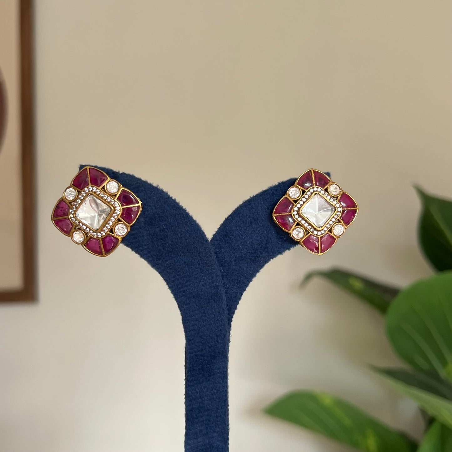 Rajkumari Kundan Studs