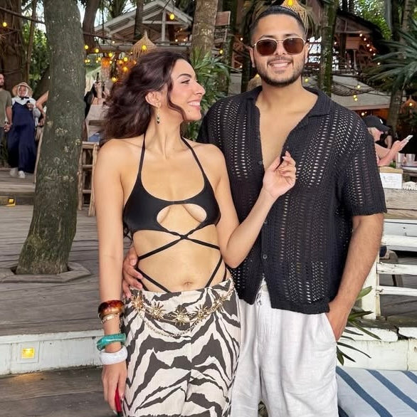 Rainbow Heart Cascade Earrings