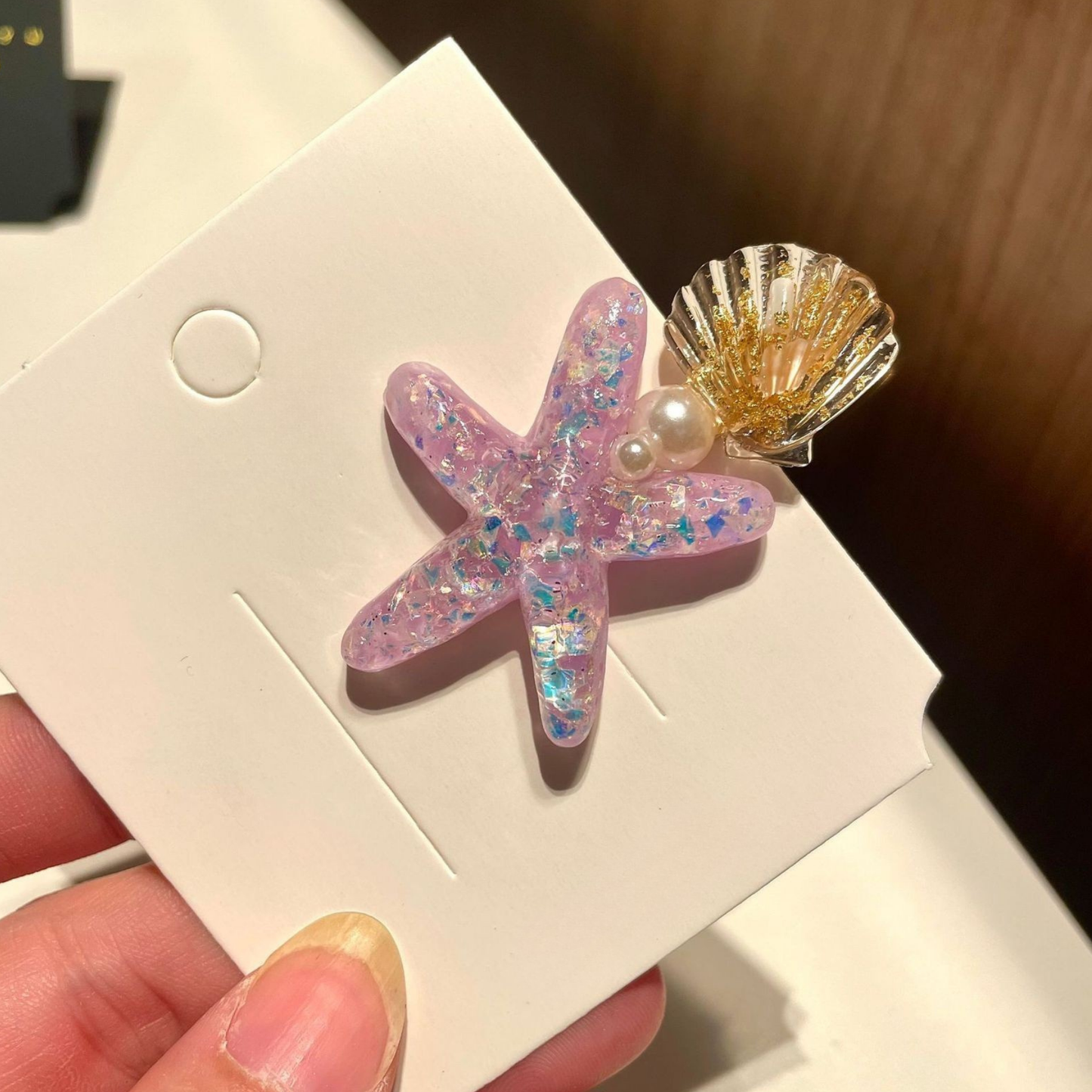 Ocean Breeze Starfish Hair Clip