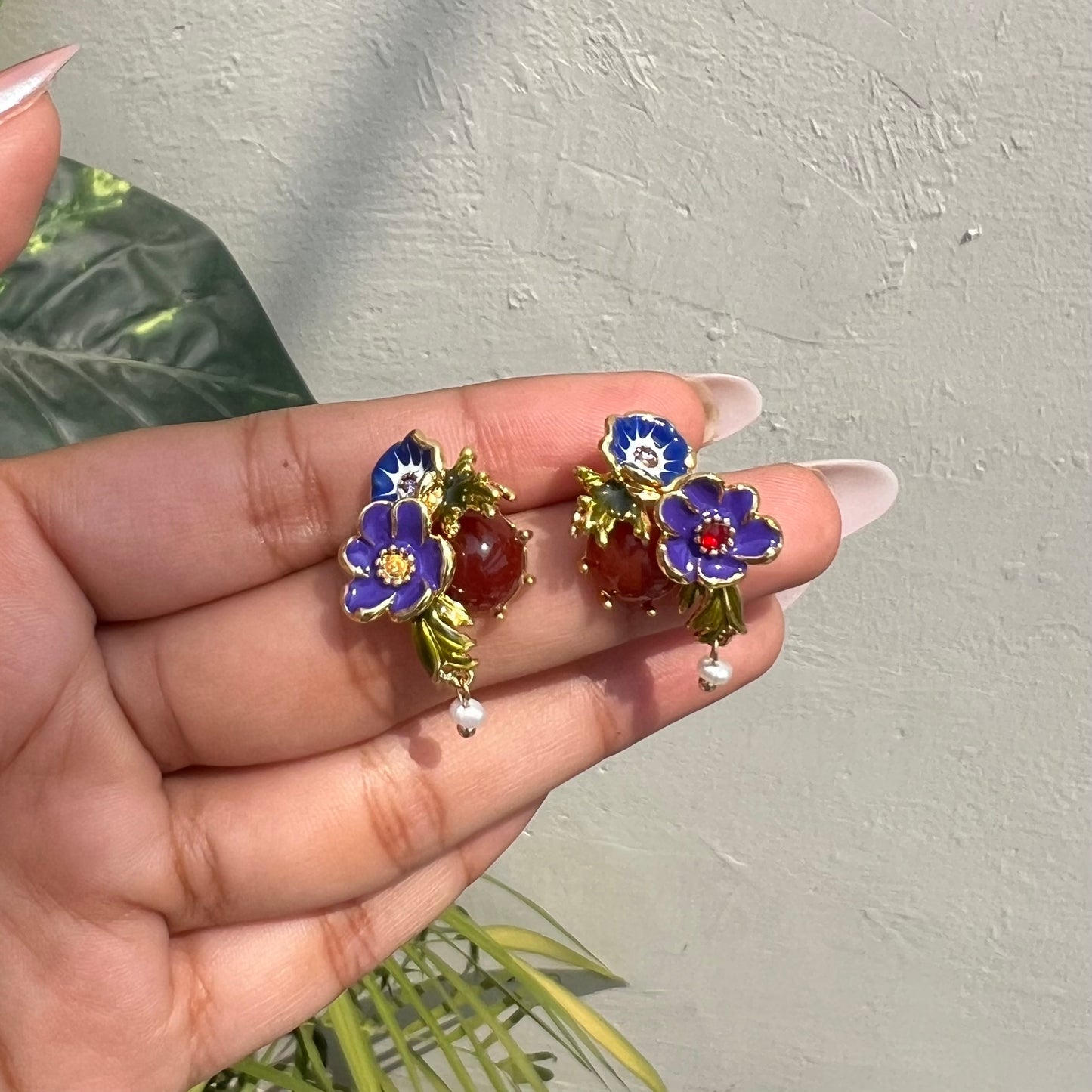 Garden Enamel Studs