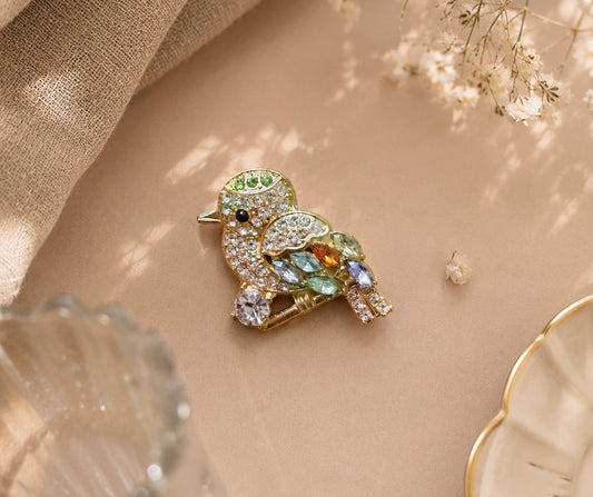 Prism Bird Brooch