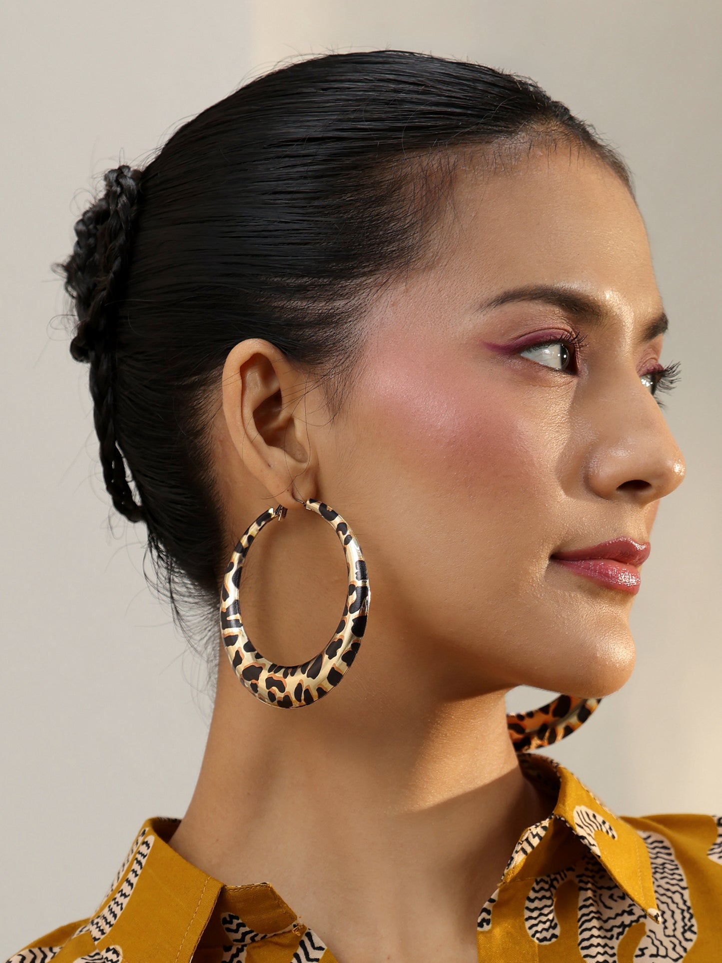 Leopard Statement Hoops