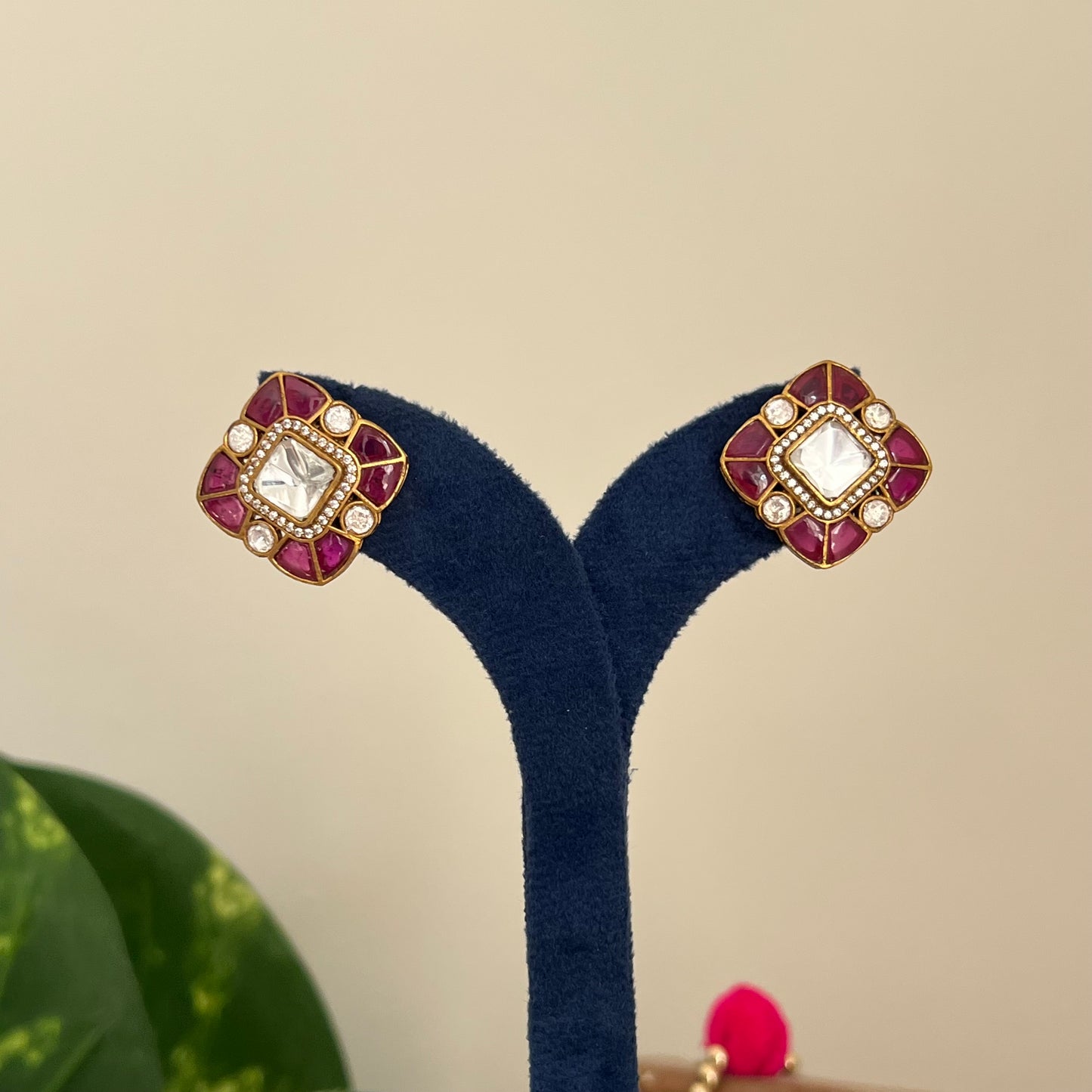Rajkumari Kundan Studs
