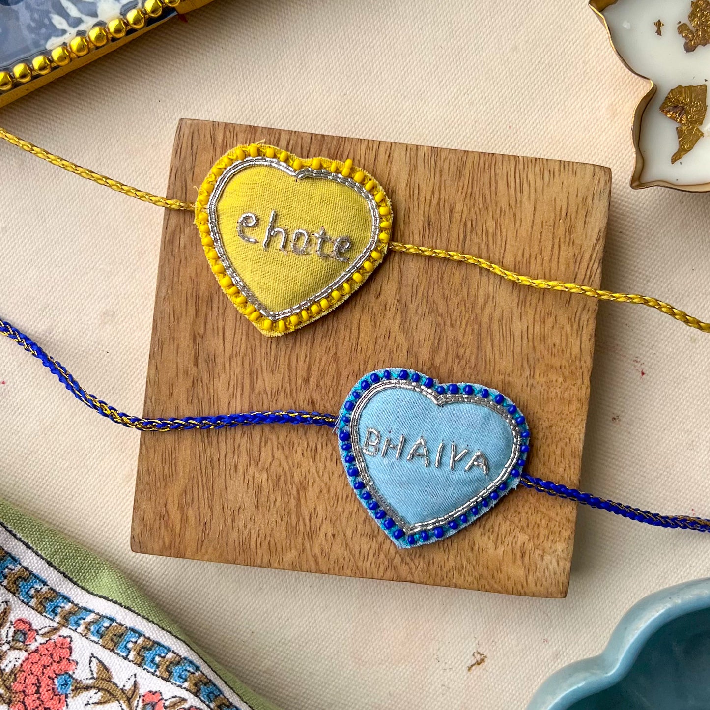 Bhaiya Chote Handmade Beaded Rakhi