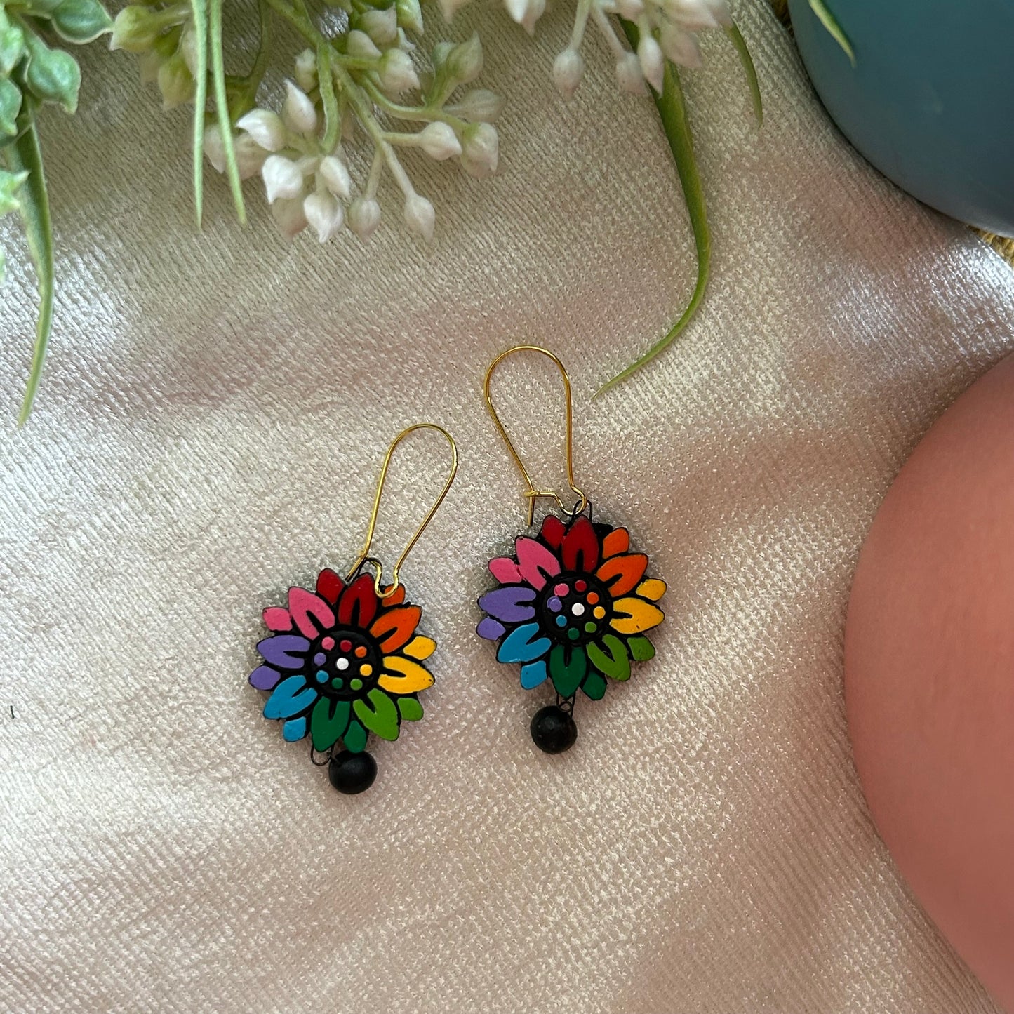 Rangeen Terracotta Earrings