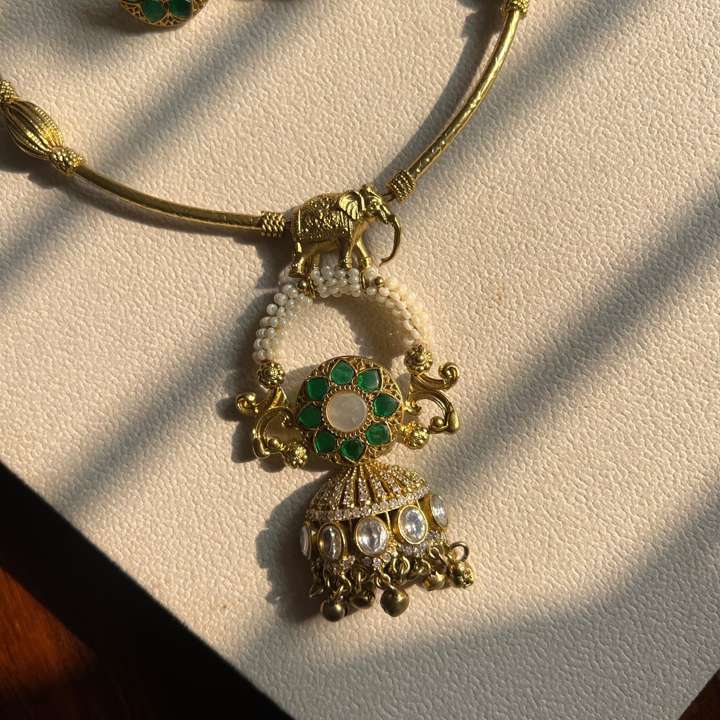 Gaja Handmade Emerald Necklace