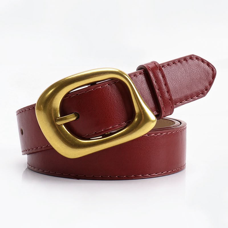 Vintage Oval Buckle Belt