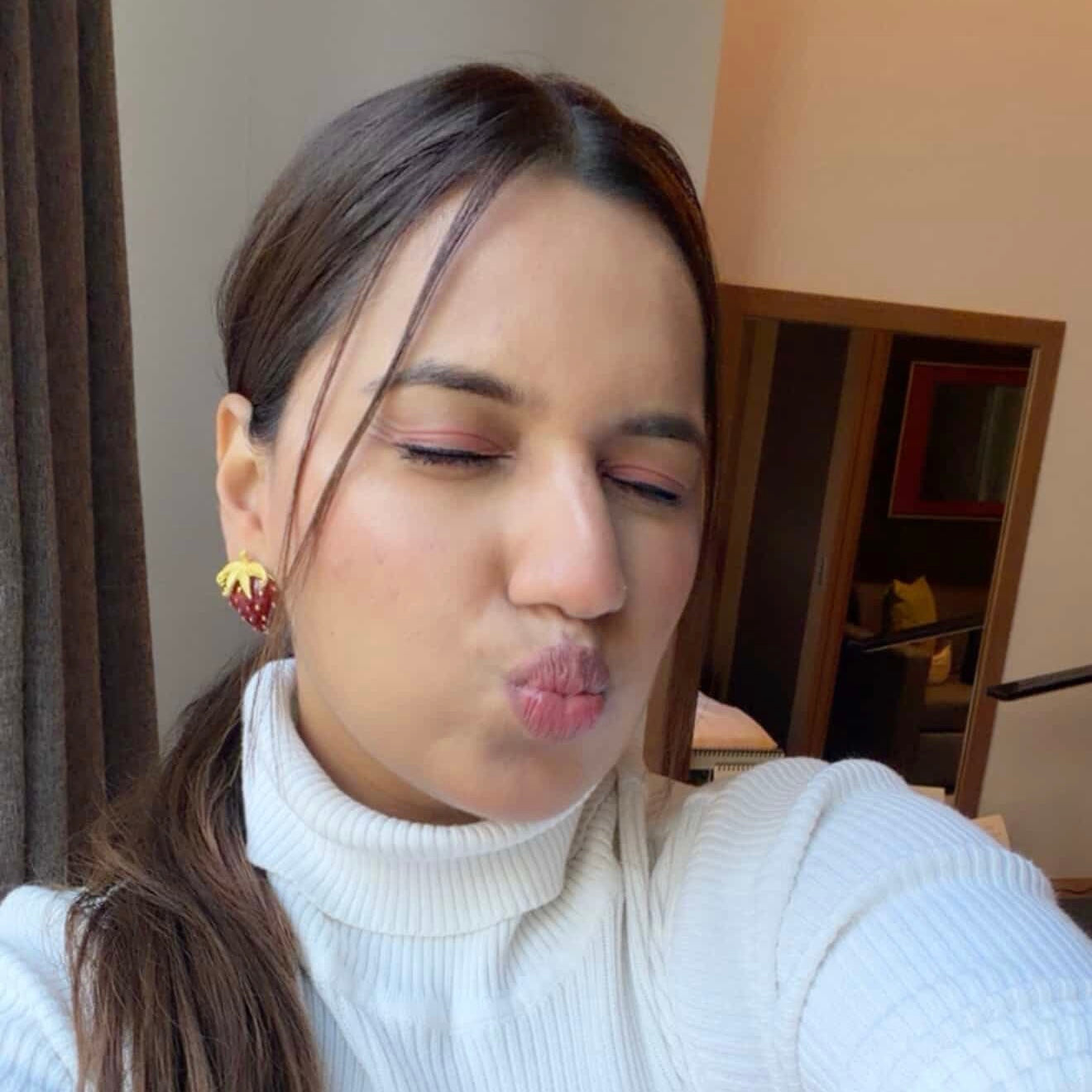 Strawberry Metal Studs