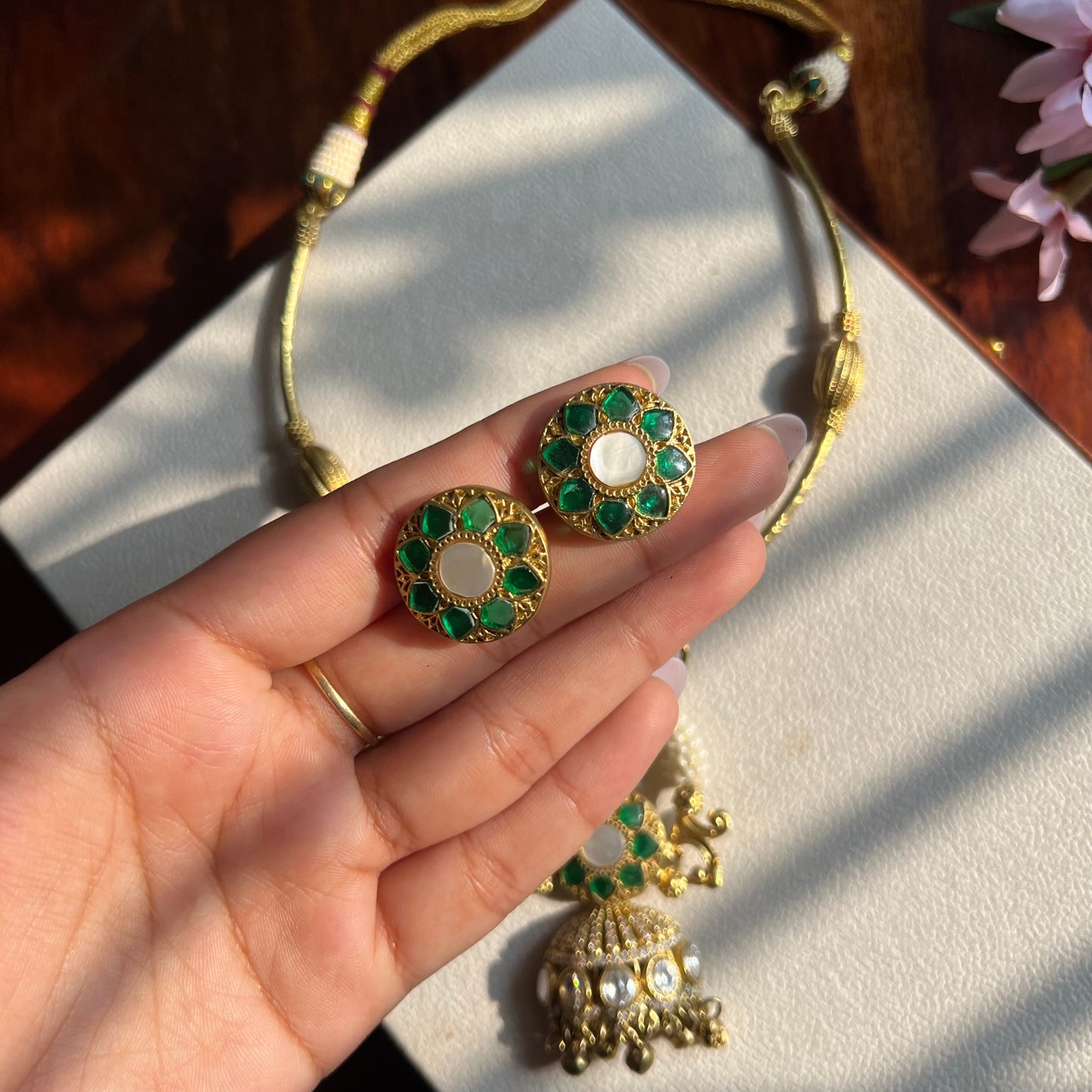 Gaja Handmade Emerald Necklace
