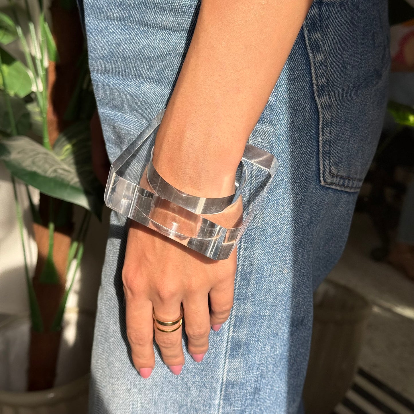 Transparent Resin Bangle