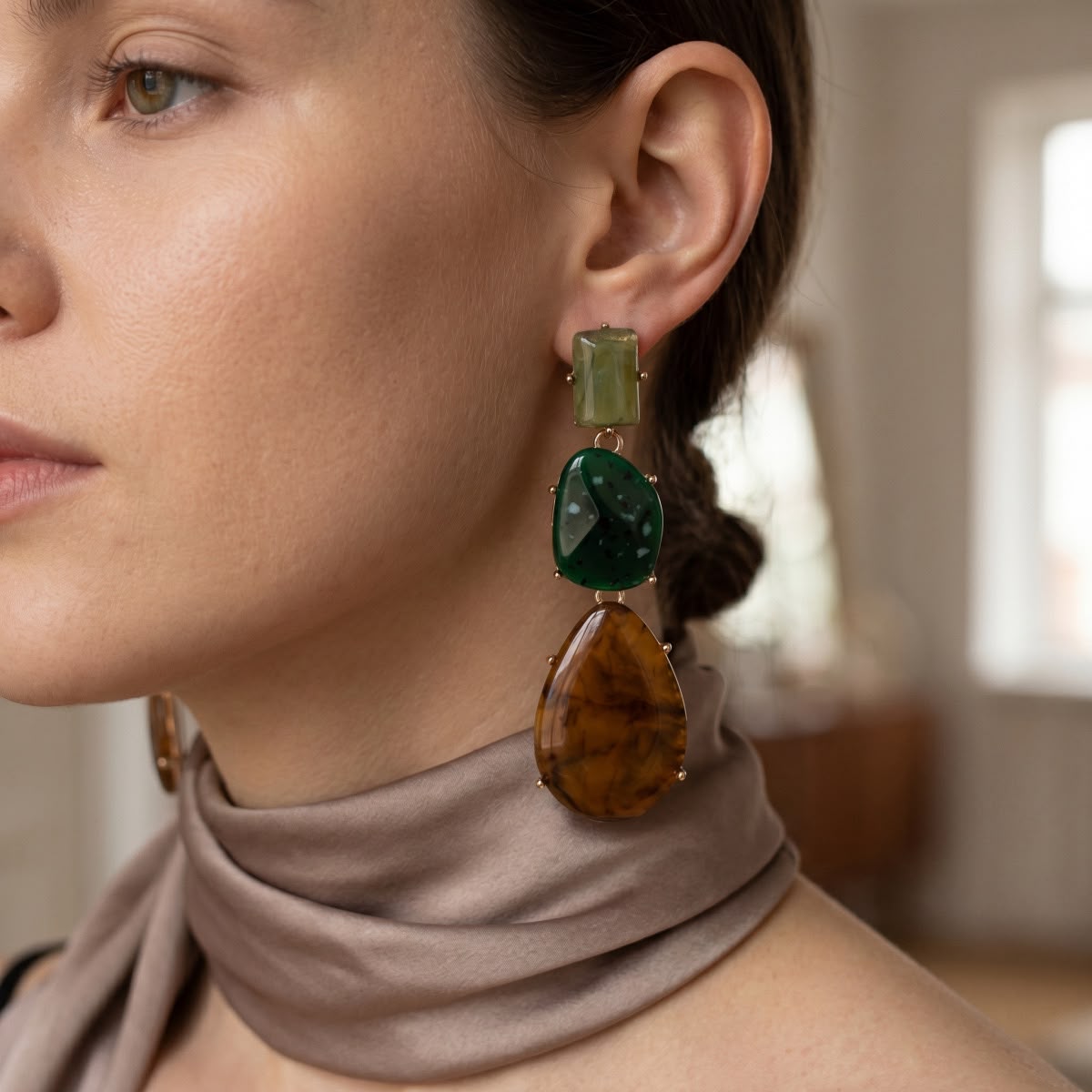 Terra Luxe Drop Earrings