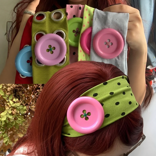 Button Pop Headband