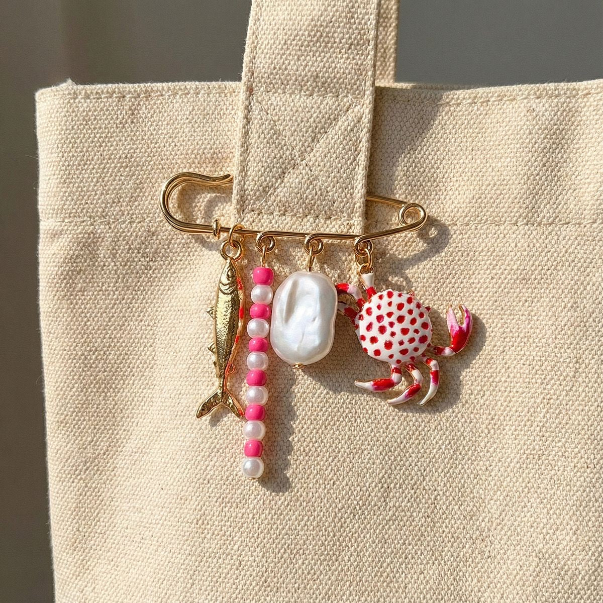 Cosmic Heart Charm Pin