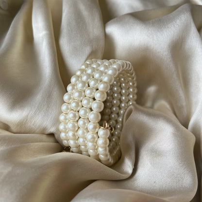 Pearl Spiral Hand Cuff