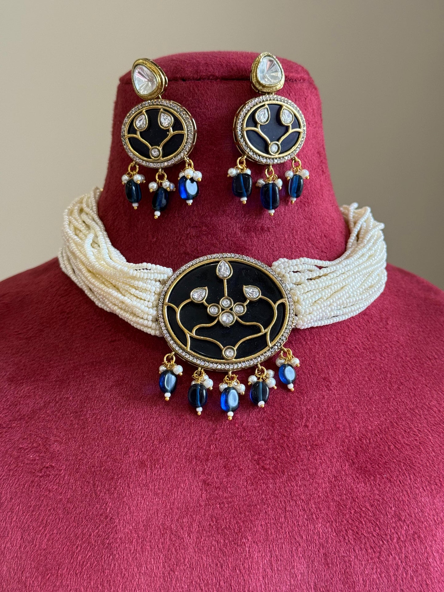Ziya Kundan Choker Set