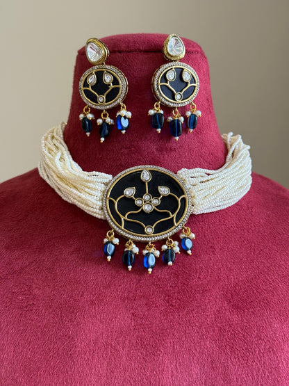 Ziya Kundan Choker Set