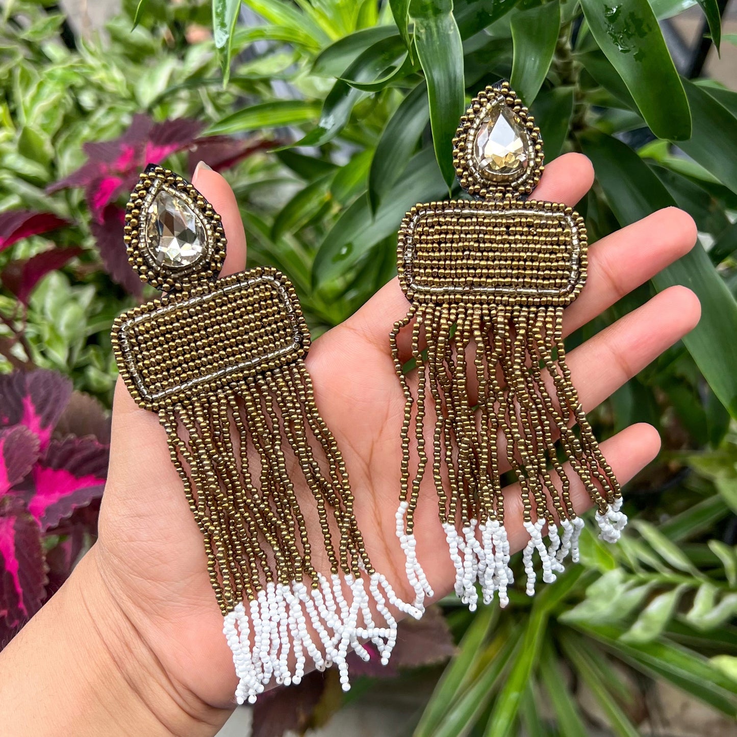 Golden Mirage Tassel Drops