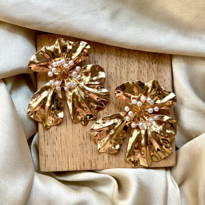 Masaba Pearl Gold Earrings