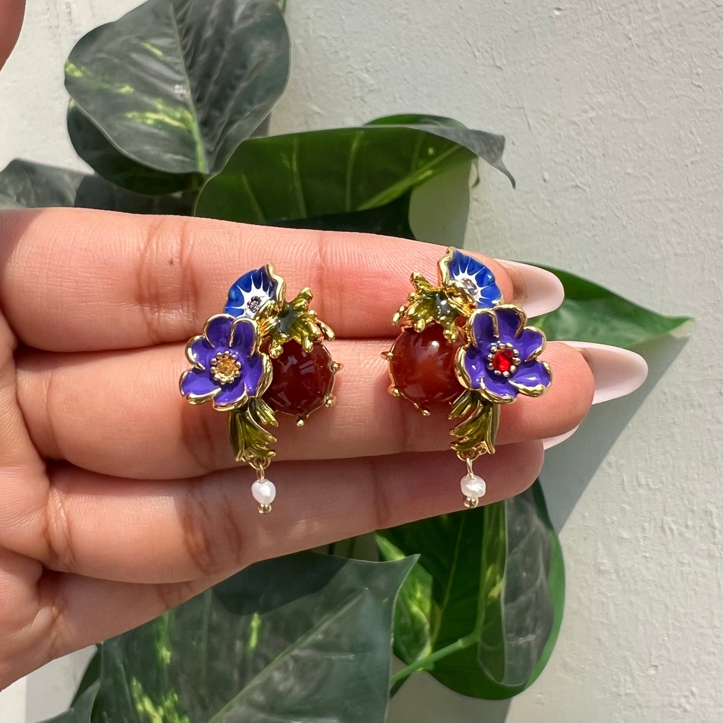 Garden Enamel Studs
