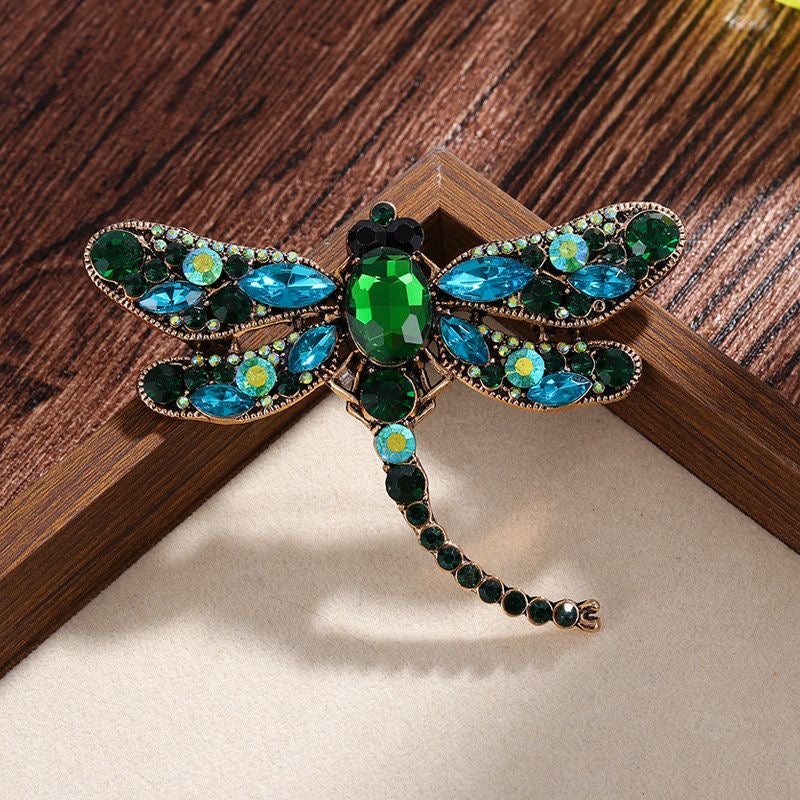 Studded Dragonfly Brooch