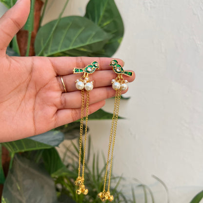 Sparrow Ghungroo Long Earring