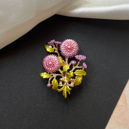 Blush Bloom Bouquet Brooch