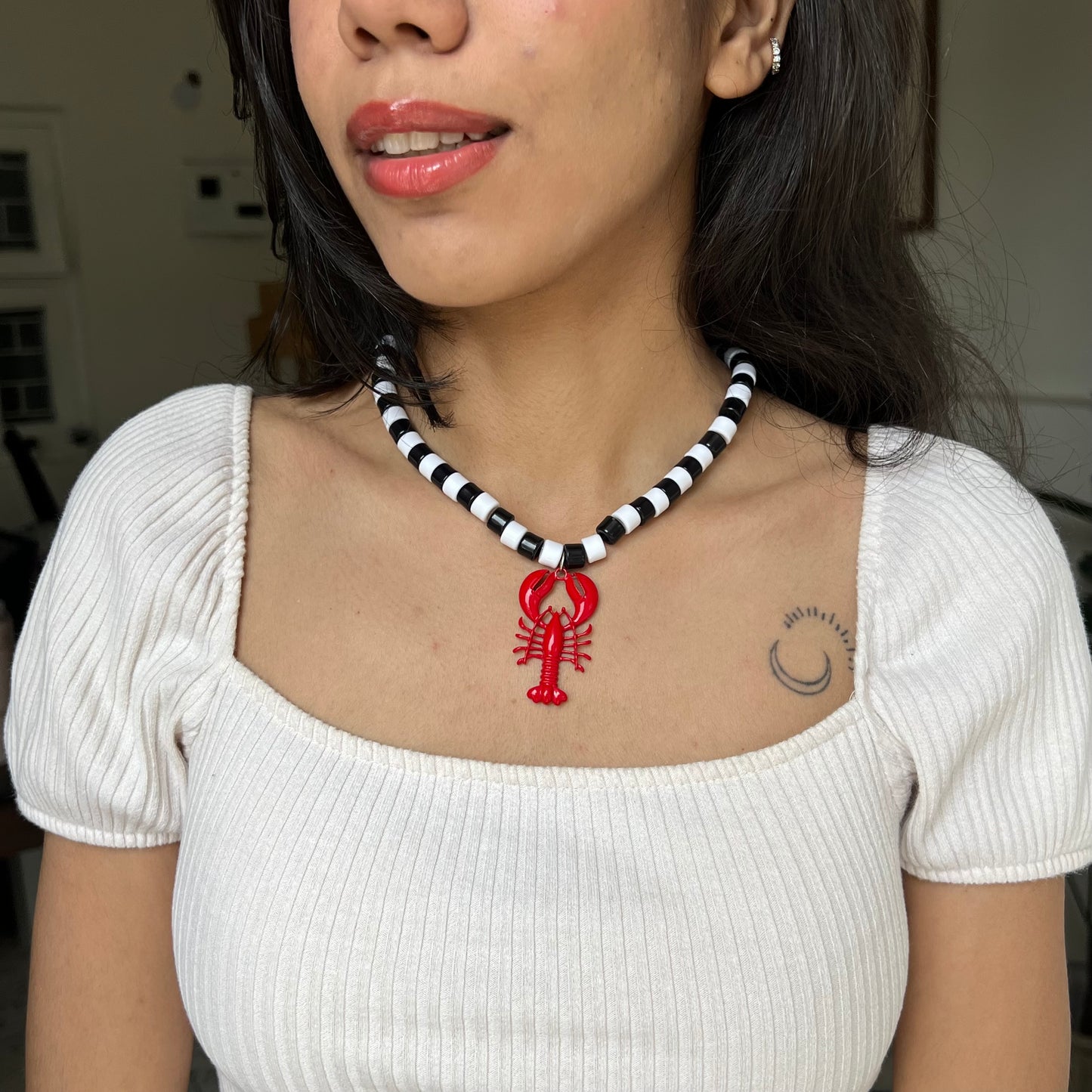 Lobster Pendant Necklace