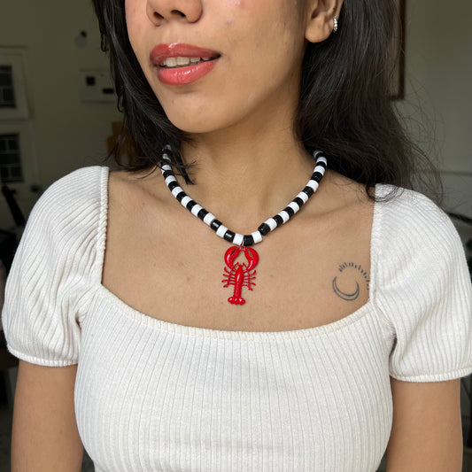 Lobster Pendant Necklace