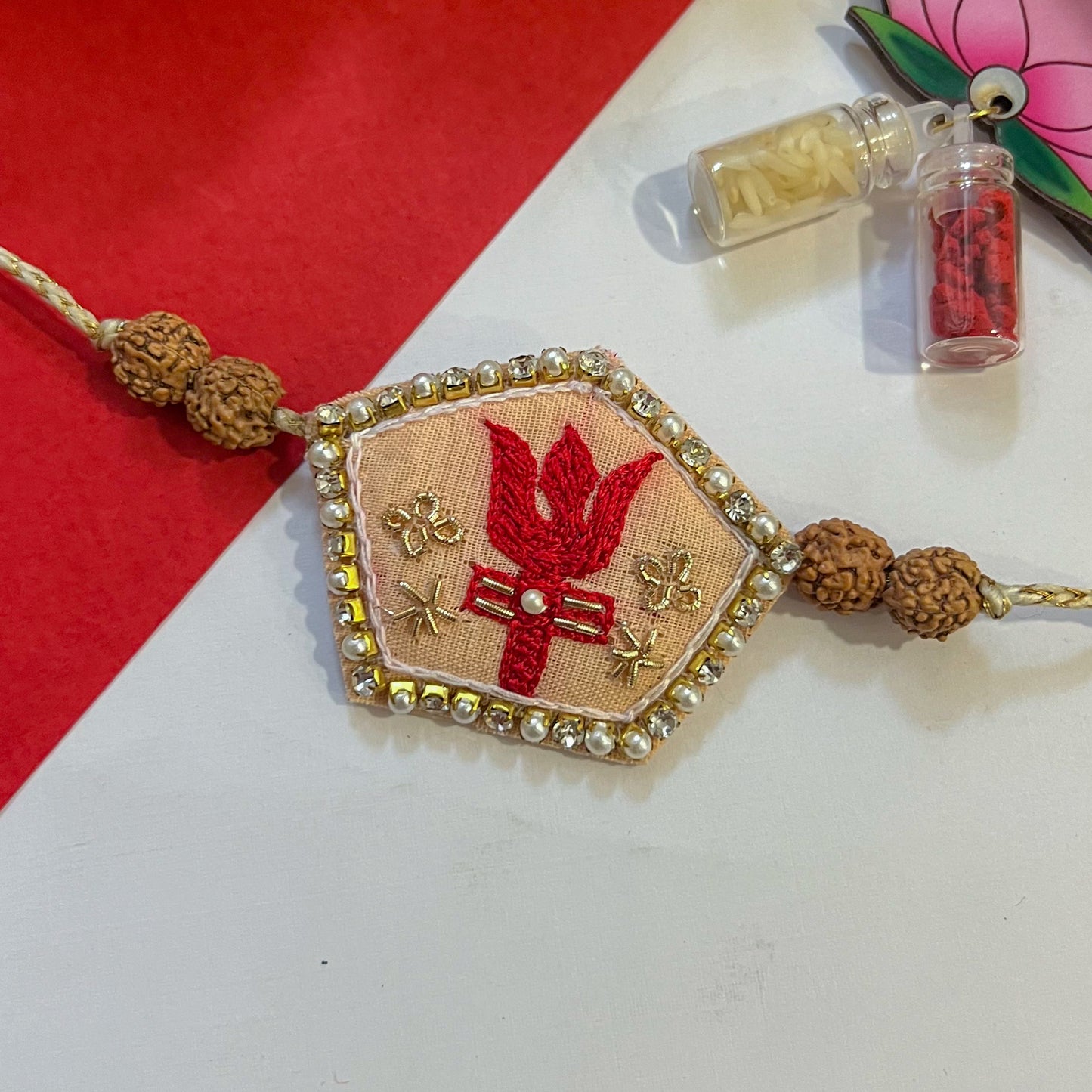 Trishul Handmade Rakhi