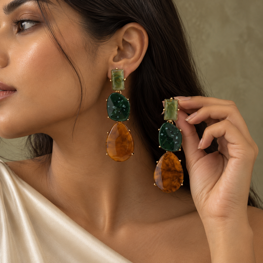 Terra Luxe Drop Earrings