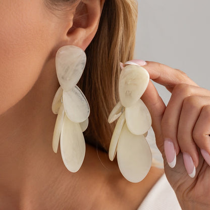 Ivory Cascade Earrings