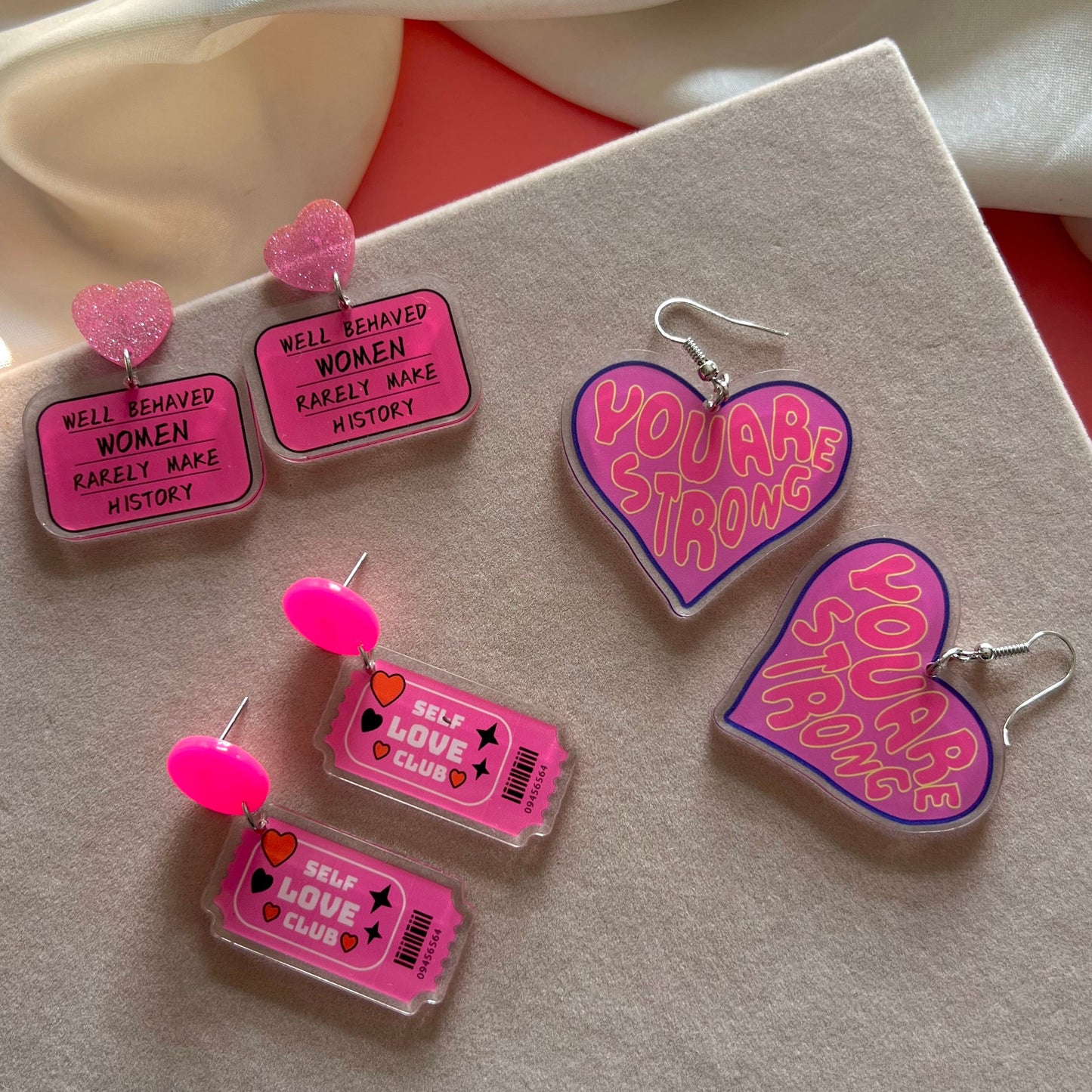 Self Love Statement Earrings