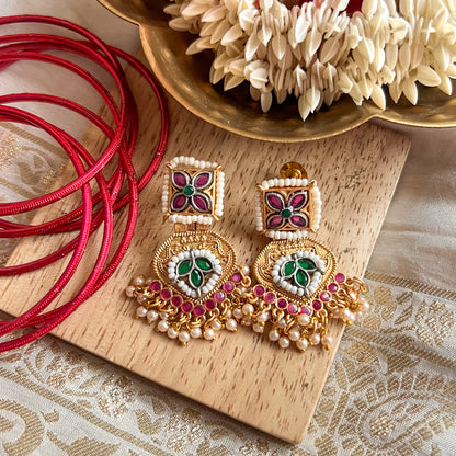 Meenakshi Multi Temple Earrings