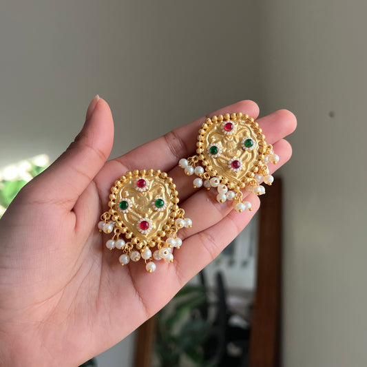Devi Brass Studs